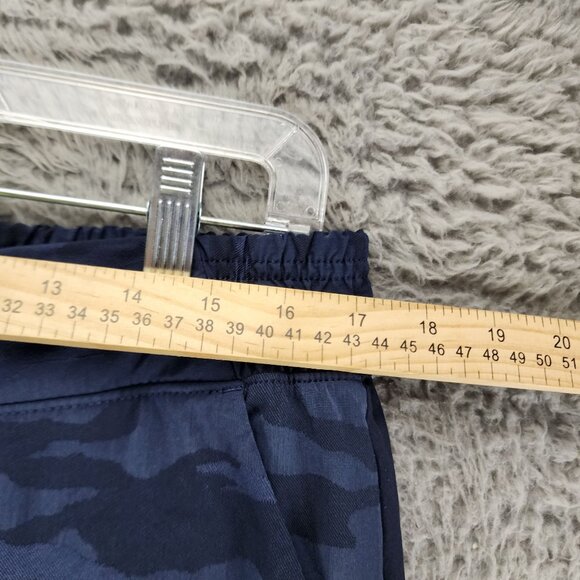 Athleta Pants Womens 16 Blue Camo Brooklyn Textured Jogger - Picture 4 of 9